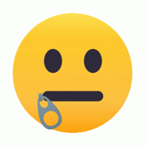 Silence I Kill You Emoji Mouth Zip GIF
