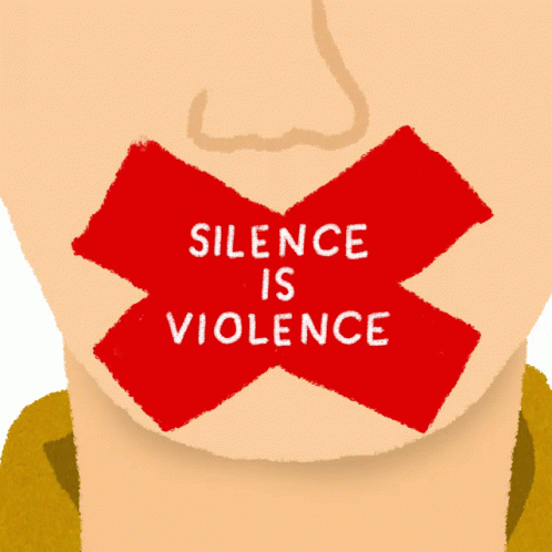 Silence I Kill You Taping Mouth GIF