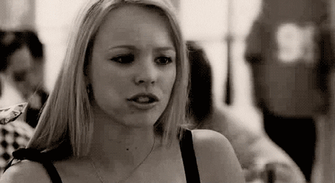 Silence Rachel Mcadams Shut Up Text GIF