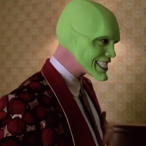 Silent Gesture By The Mask GIF