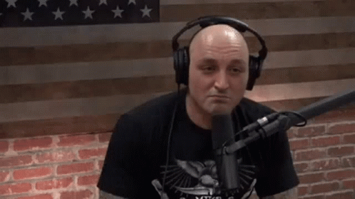 Silent Joe Rogan Nodding GIF