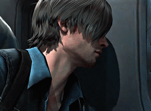 Silent Leon Kennedy Inside Plane GIF