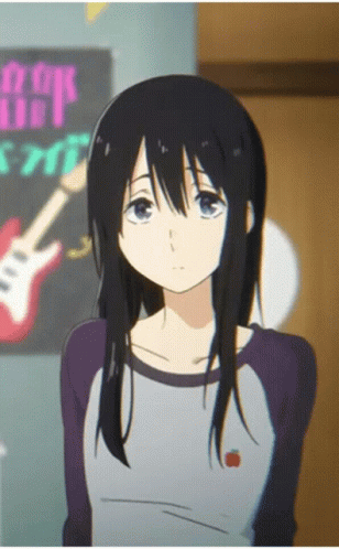 Silent Voice Naoka Ueno Looking GIF