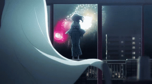 Silent Voice Nishimiya In Balcony GIF