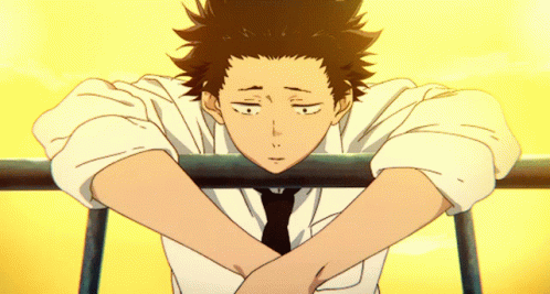 Silent Voice Sad Shoya Ishida GIF