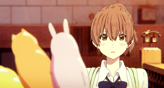 Silent Voice Shouko Feeling Tensed GIF