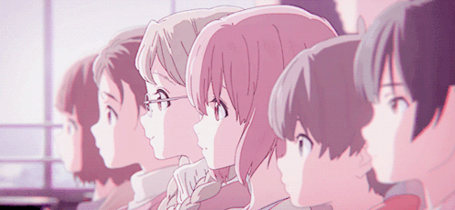 Silent Voice Shouko Getting Attention GIF