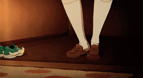 Silent Voice Shouko Hurrying GIF