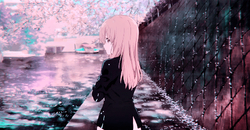Silent Voice Shouko Looking Back GIF