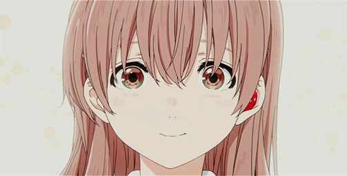 Silent Voice Shouko Smiling Sweetly GIF
