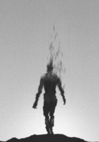 Silhouette Fade Away Animation GIF