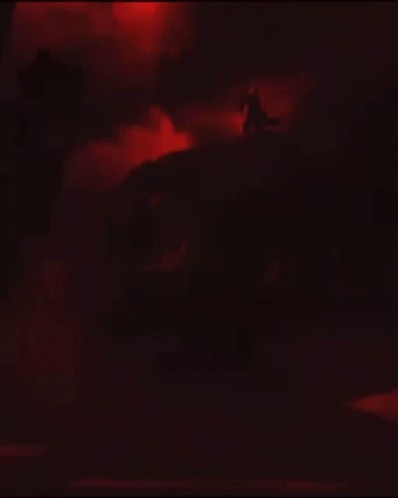 Silhouette Man Holding Sword With Lightning From Arm