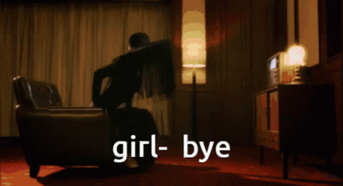 Silhouette Man Walking Girl-Bye