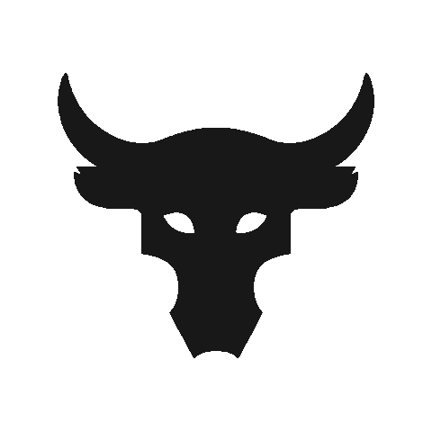 Silhouette of Bull Head Built For