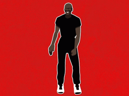 Silhouette Of Man In Black Shirt And Pants GIF
