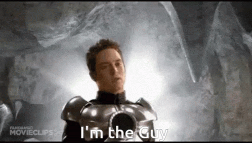 Silhouette Of Man In Front Of Derecc Circle GIF