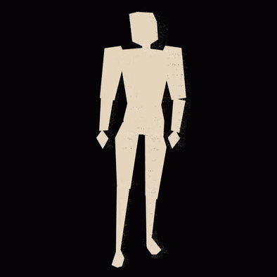 Silhouette of Man Standing