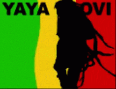 Silhouette Person Yellow Green Red Yaya Ovi