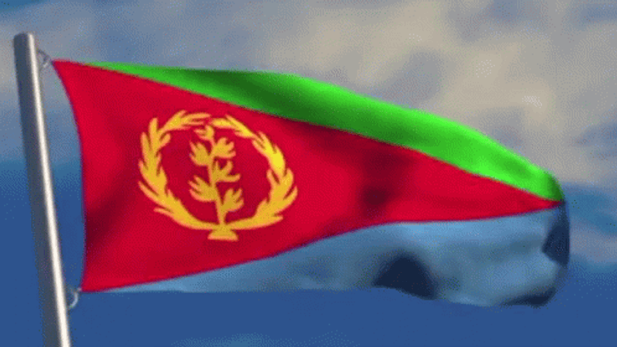 Silky Eritrea Flag GIF