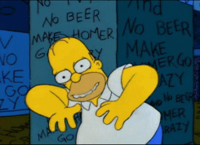 Silly Homer Doh  GIF