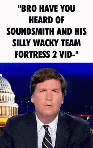 Silly Wacky Team Fortress 2 Tucker Carlson GIF