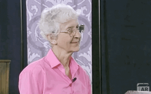 Silver Haired Granny Big Money GIF