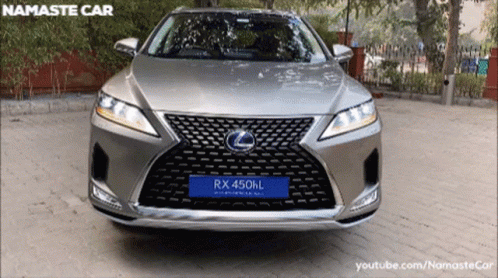 Silver Lexus RX450HL