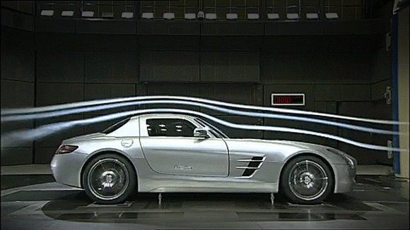 Silver Mercedes-benz Sls Amg GIF