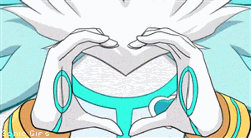 Silver The Hedgehog Posing GIF