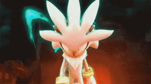 Silver The Hedgehog Serious Look GIF