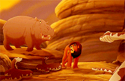 Simba Scared The Group Of Zebra GIF