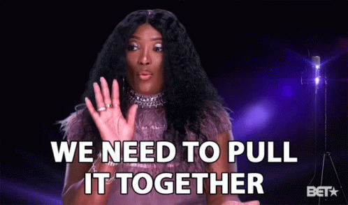 Simmer Down Now Woman Pull It Together GIF