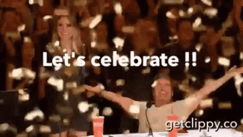 Simon Cowell Celebrate Meme GIF