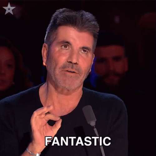Simon Cowell Fantastic Reaction GIF