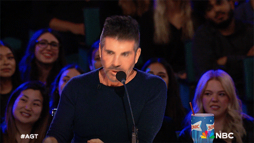 Simon Cowell I Don't Think So GIF