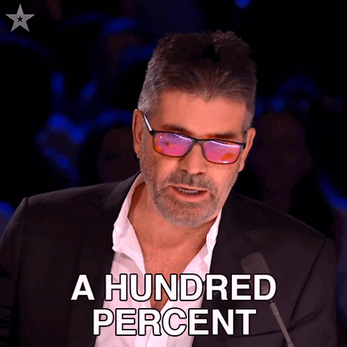 Simon Cowell It's A Yes 100 Percent GIF