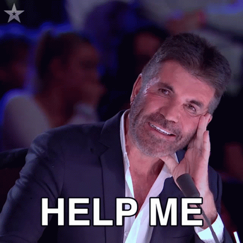 Simon Cowell Stop Get Some Help GIF