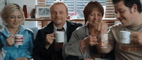 Simon Pegg Boston Tea Party GIF