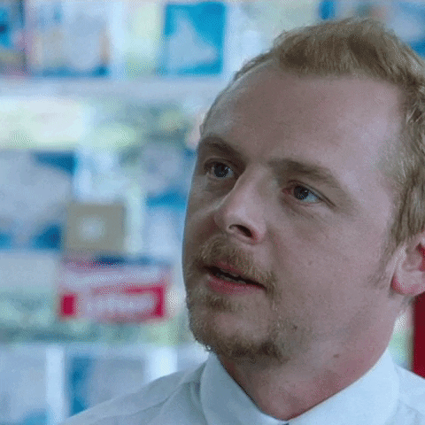 Simon Pegg Taking Phone Call GIF