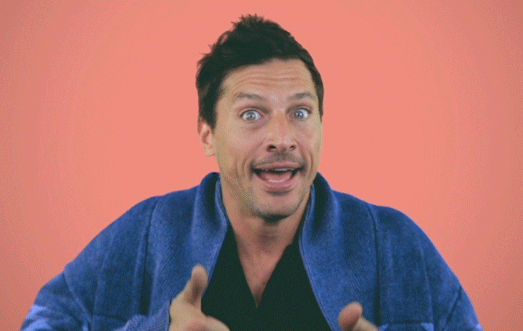 Simon Rex Smiling Approval GIF