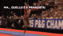 Simone Biles Jumping Vault Gymnastics Meme GIF