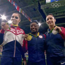 Simone Biles Olympic Medalists Winners Picture Pose GIF