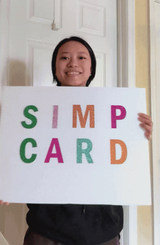 Simp Card Made For You GIF