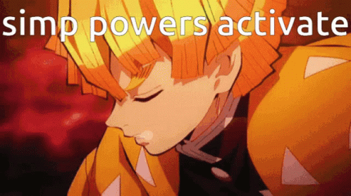 Simp Powers Activate Zenitsu Agatsuma GIF