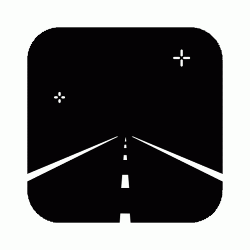 Simple Plane Art Landed GIF