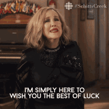 Simply Here To Wish Best Of Luck GIF