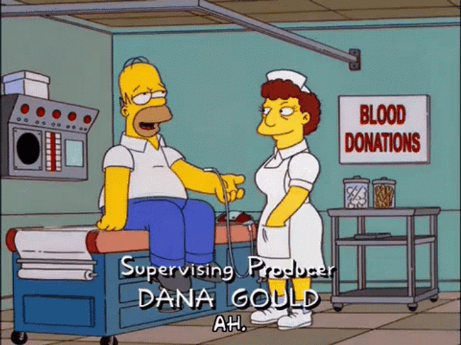 Simpson Donating Blood GIF