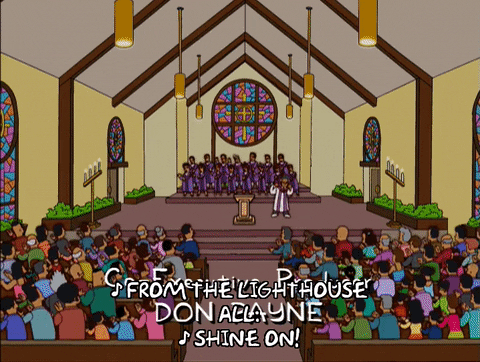 Simpson Family The Lighthouse Shine On GIF