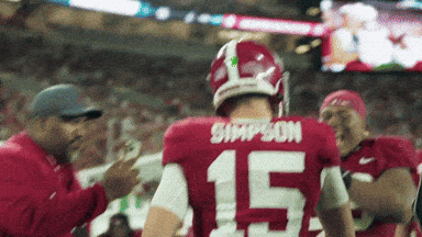 Simpson Football Player Number 15 GIF