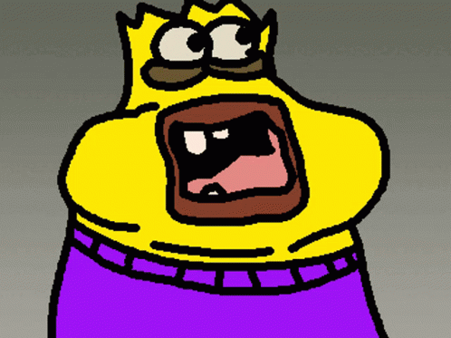 Simpson Monster Chewing GIF